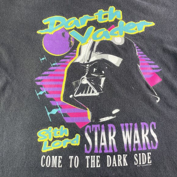 Star Wars Darth Vader Shirt Mens Extra Large Black Sith Lord Dark Side Retro Y2k - Picture 3 of 11